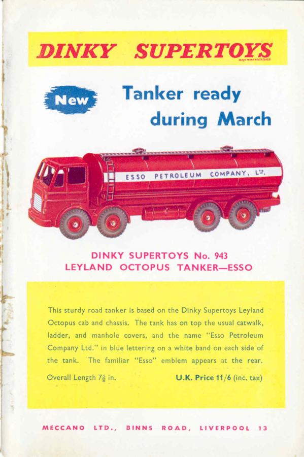 Dinky Toys 943 introduction in